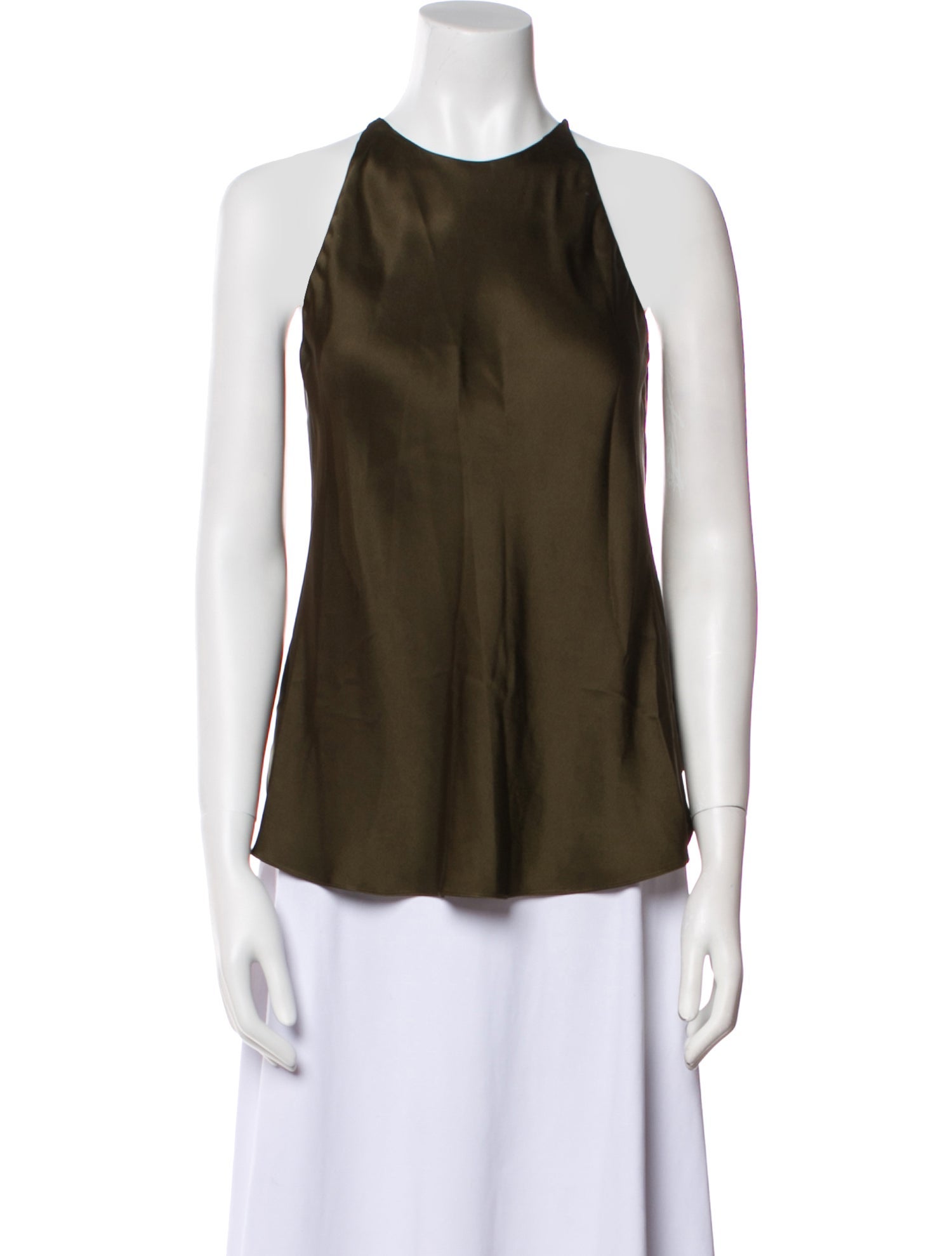 Rosetta Getty Halterneck Sleeveless Top
