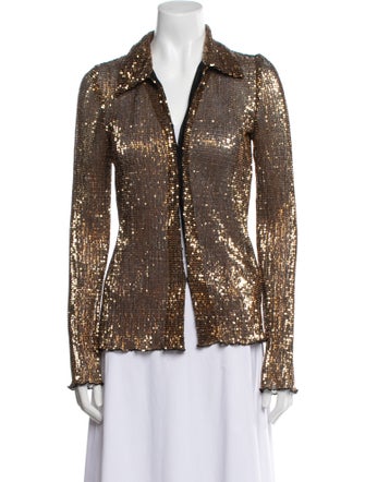 Rosetta Getty Printed Evening Jacket