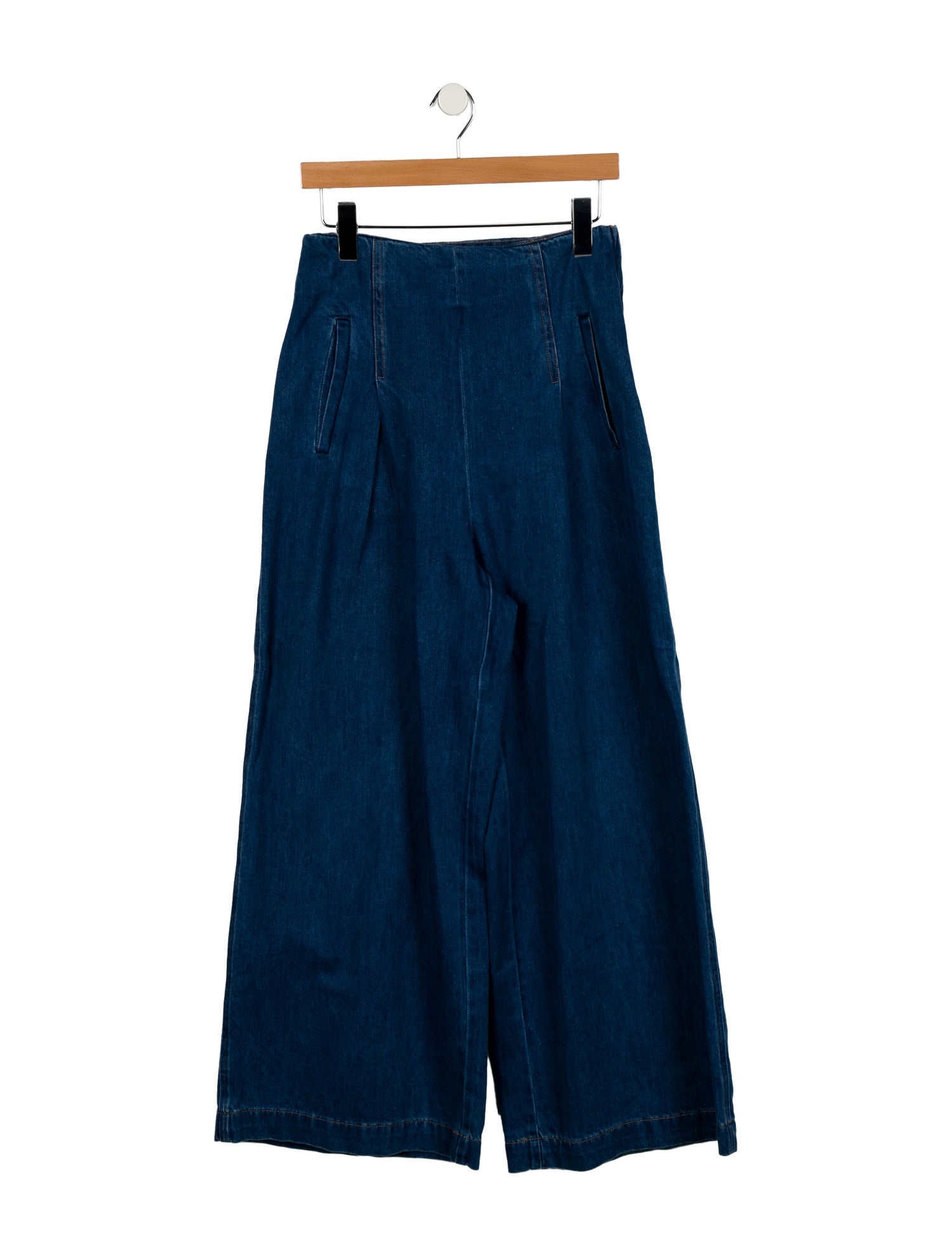 Rosetta Getty High-Rise Wide Leg Jeans