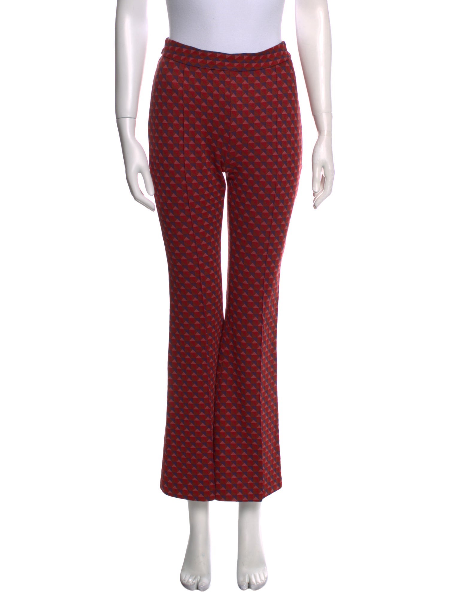 Rosetta Getty Printed Wide Leg Pants