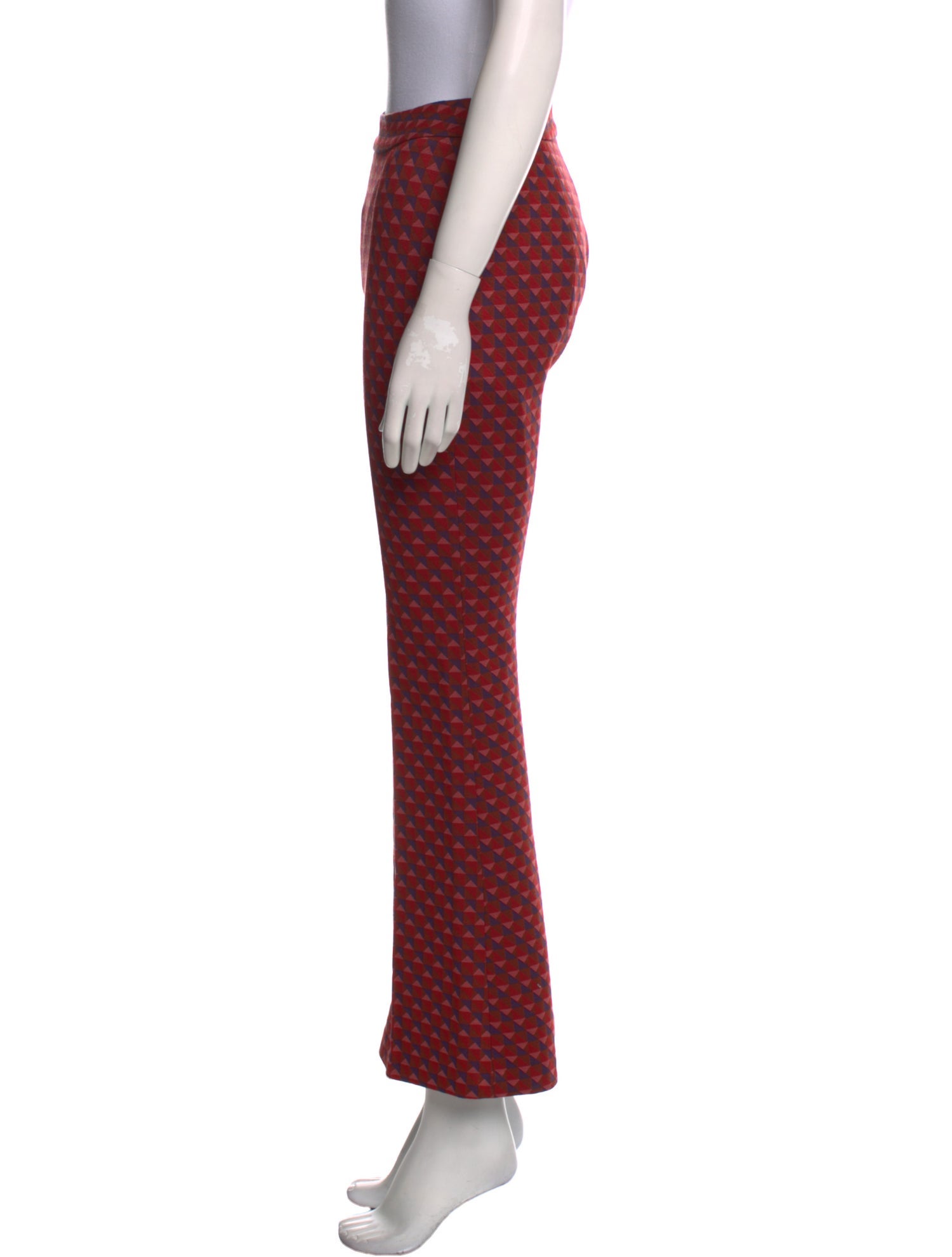 Rosetta Getty Printed Wide Leg Pants