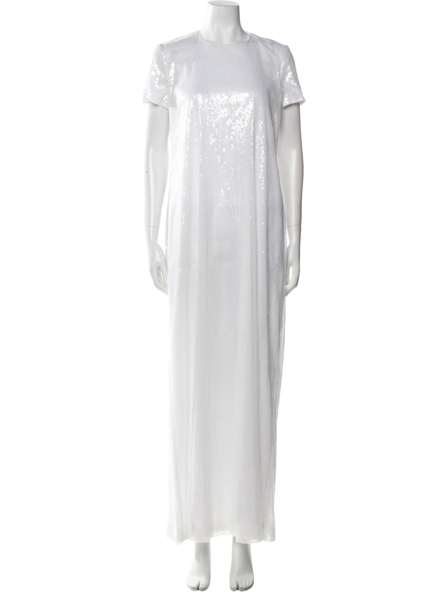 Rosetta Getty Crew Neck Long Dress