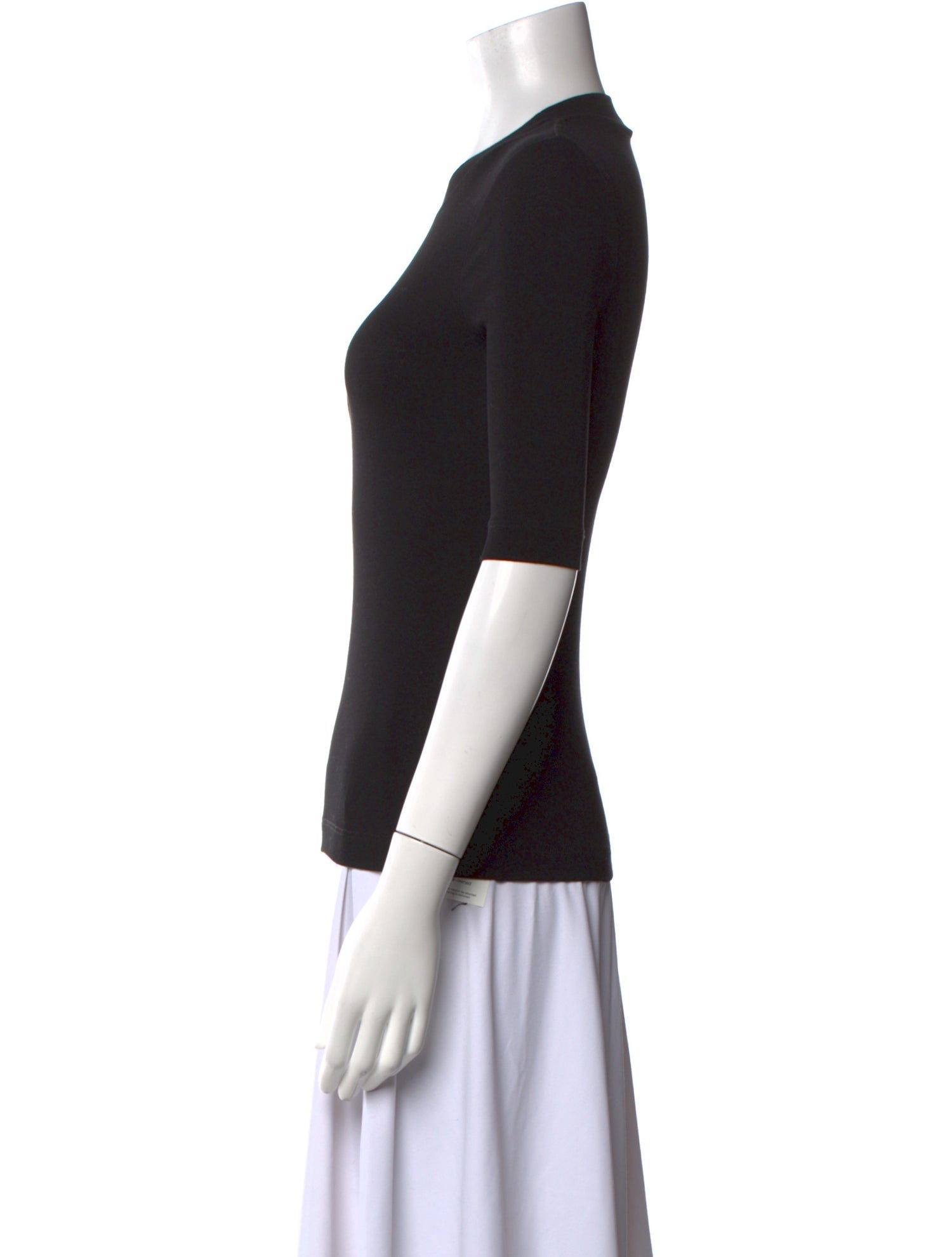 Rosetta Getty Crew Neck Three-Quarter Sleeve T-Shirt