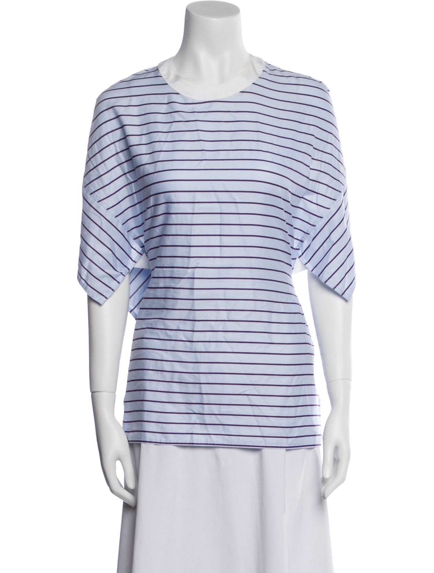 Rosetta Getty Striped Crew Neck T-Shirt