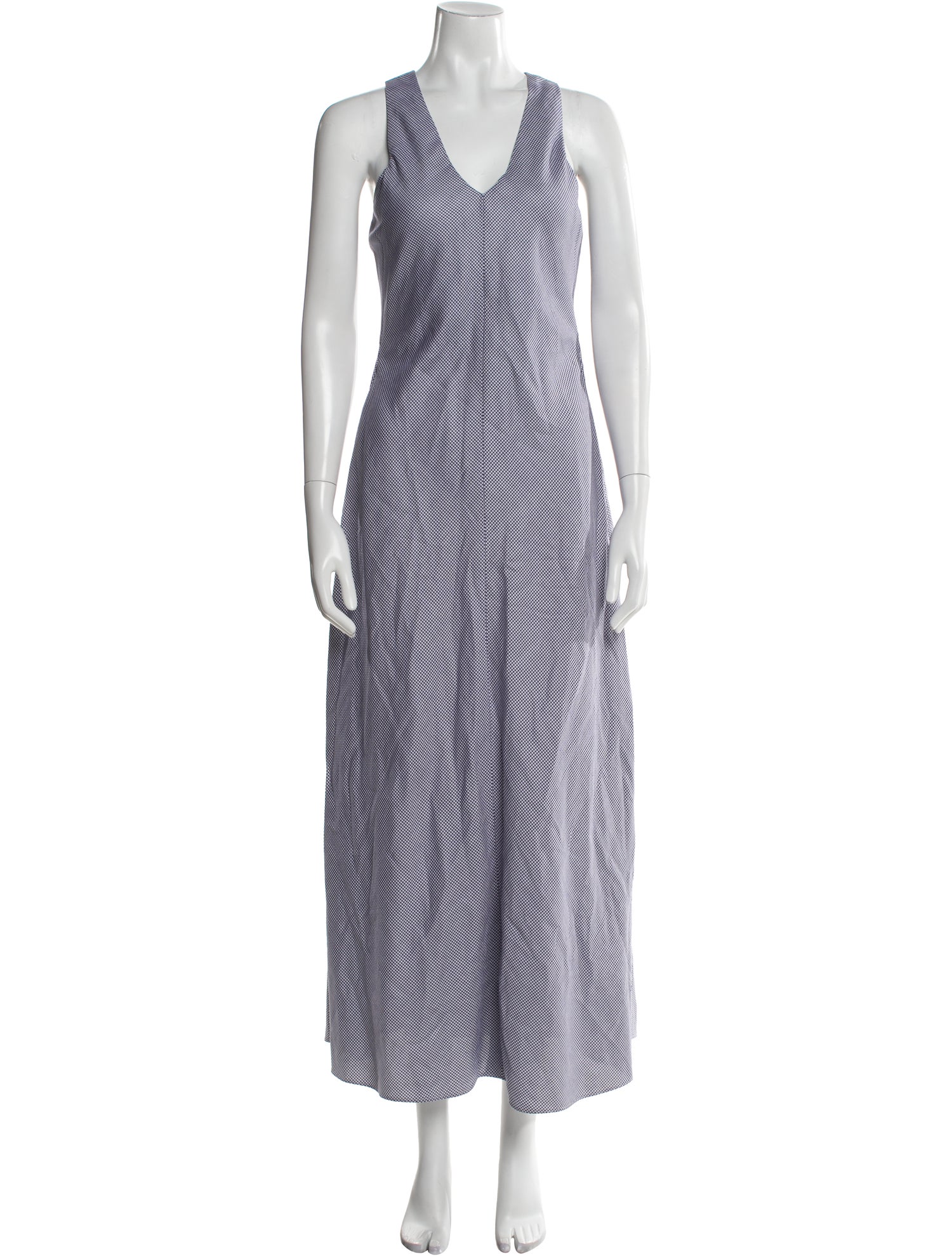 Rosetta Getty Striped Long Dress