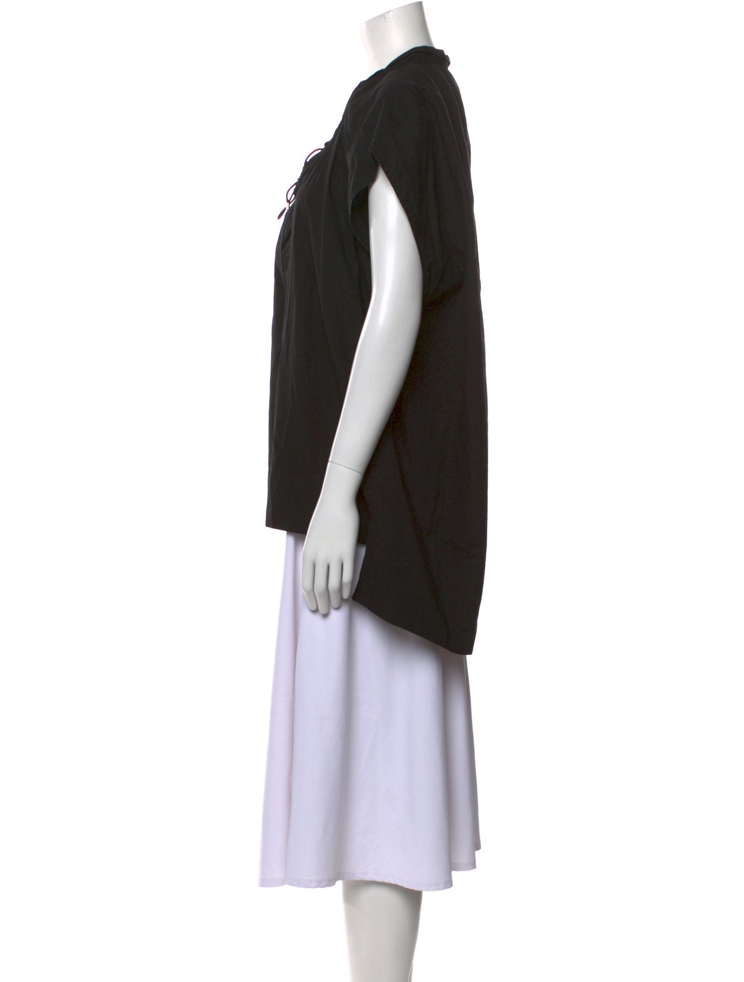 Rosetta Getty V-Neck Short Sleeve Tunic