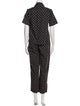 Rosetta Getty Polka Dot Print Pant Set