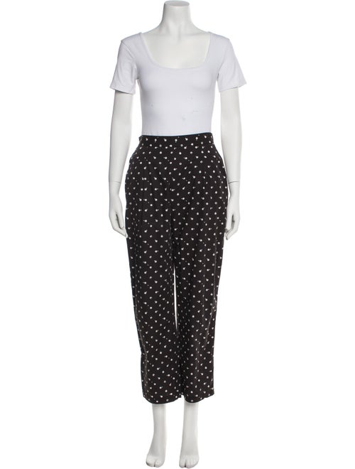 Rosetta Getty Polka Dot Print Pant Set