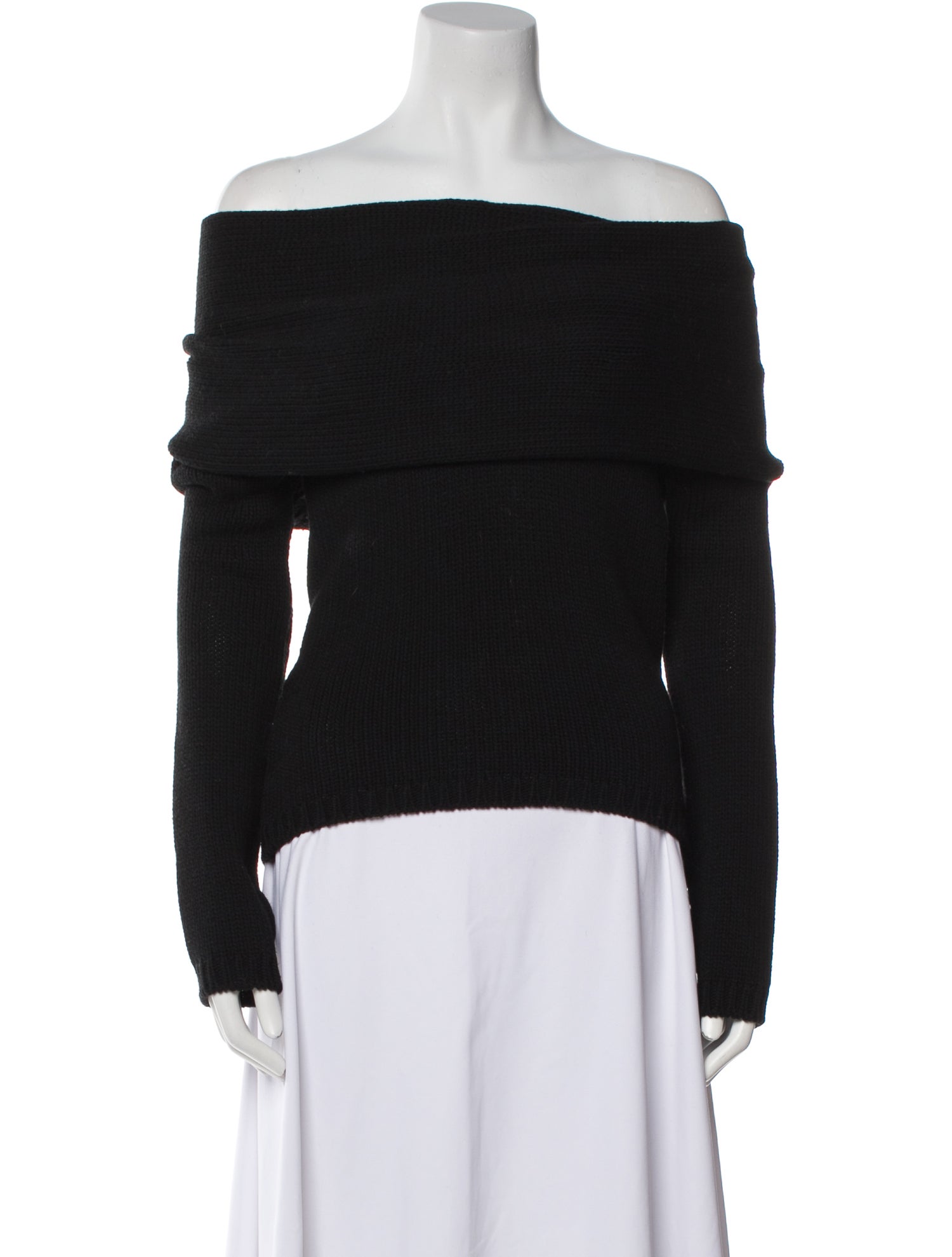 Rosetta Getty Off-The-Shoulder Sweater