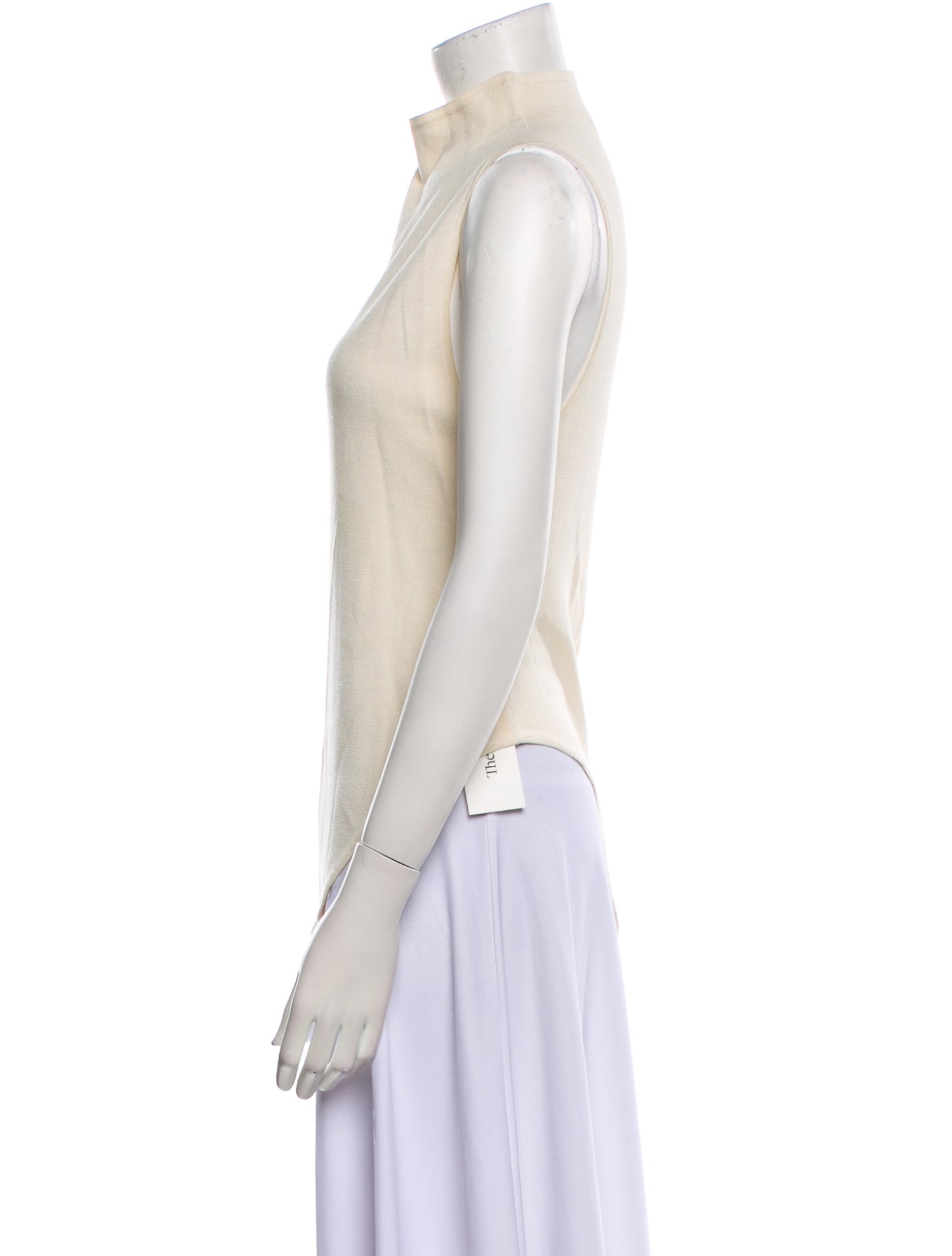 Rosetta Getty Silk Mock Neck Tunic