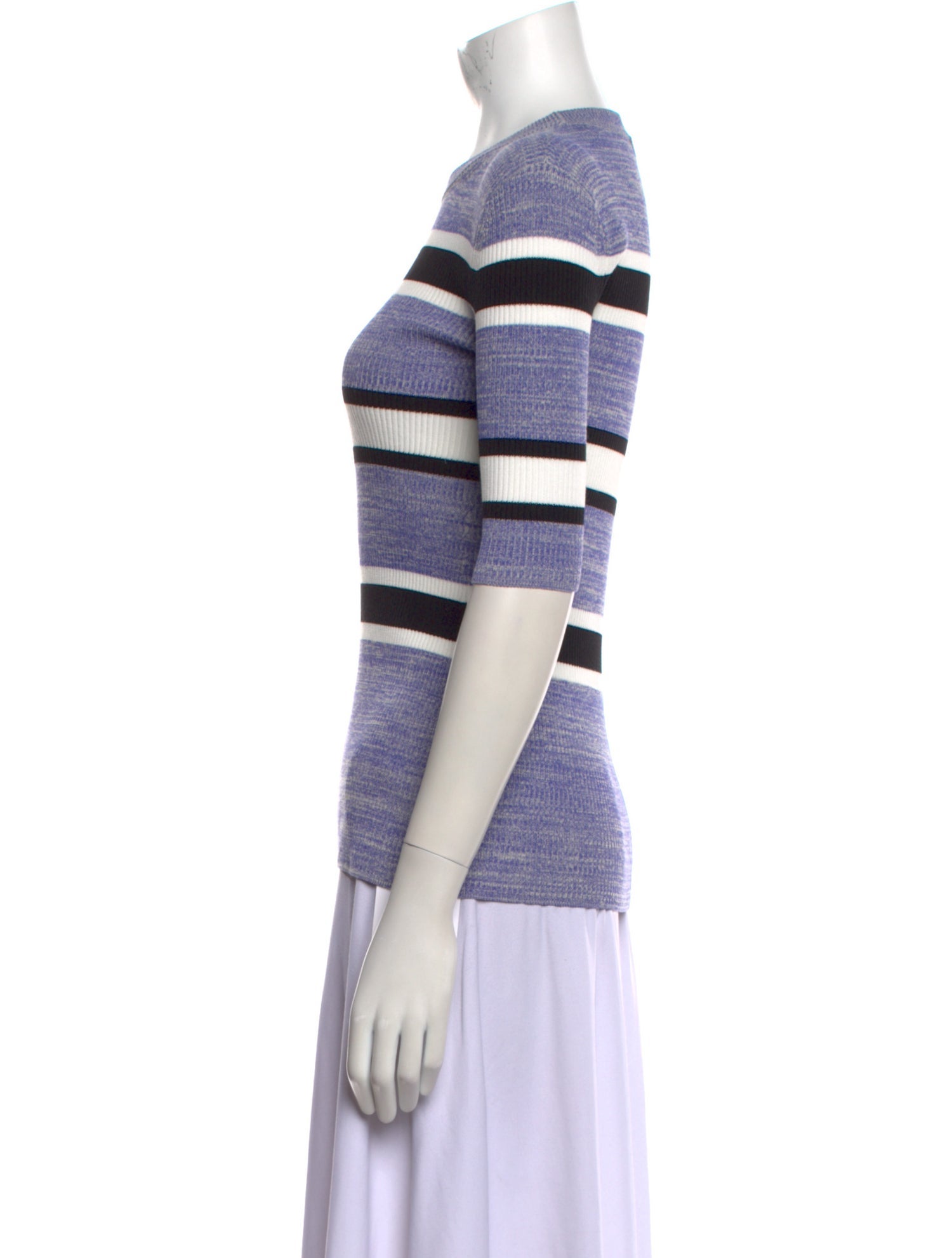 Rosetta Getty Striped Crew Neck Top w/ Tags
