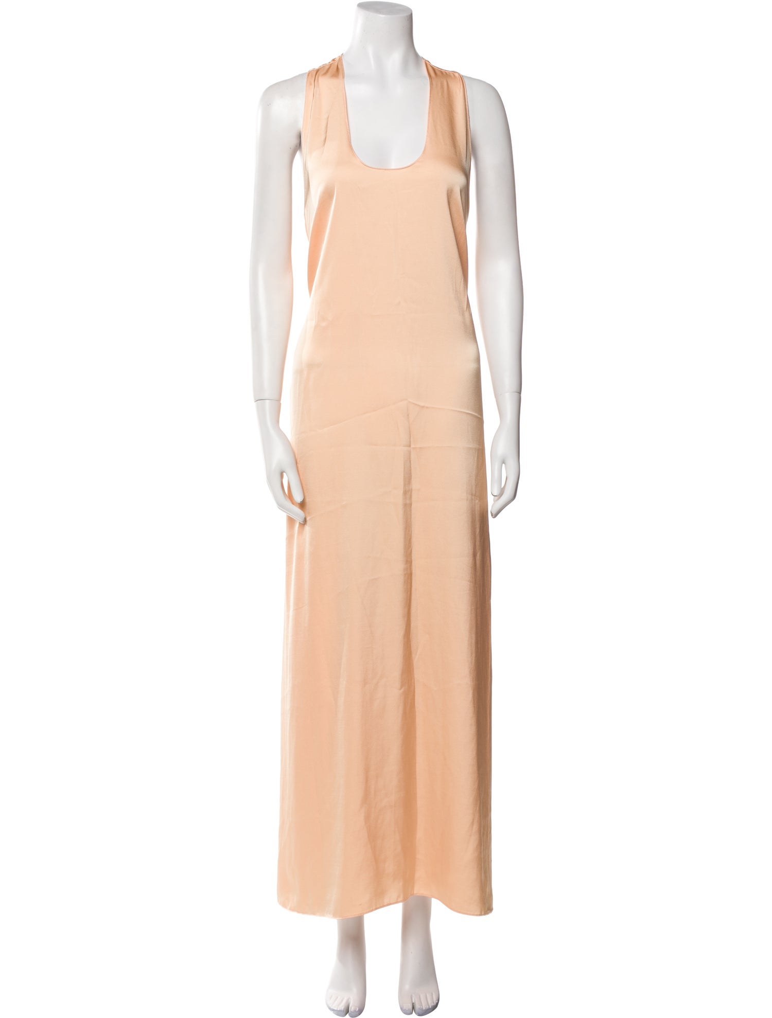 Rosetta Getty Scoop Neck Long Dress