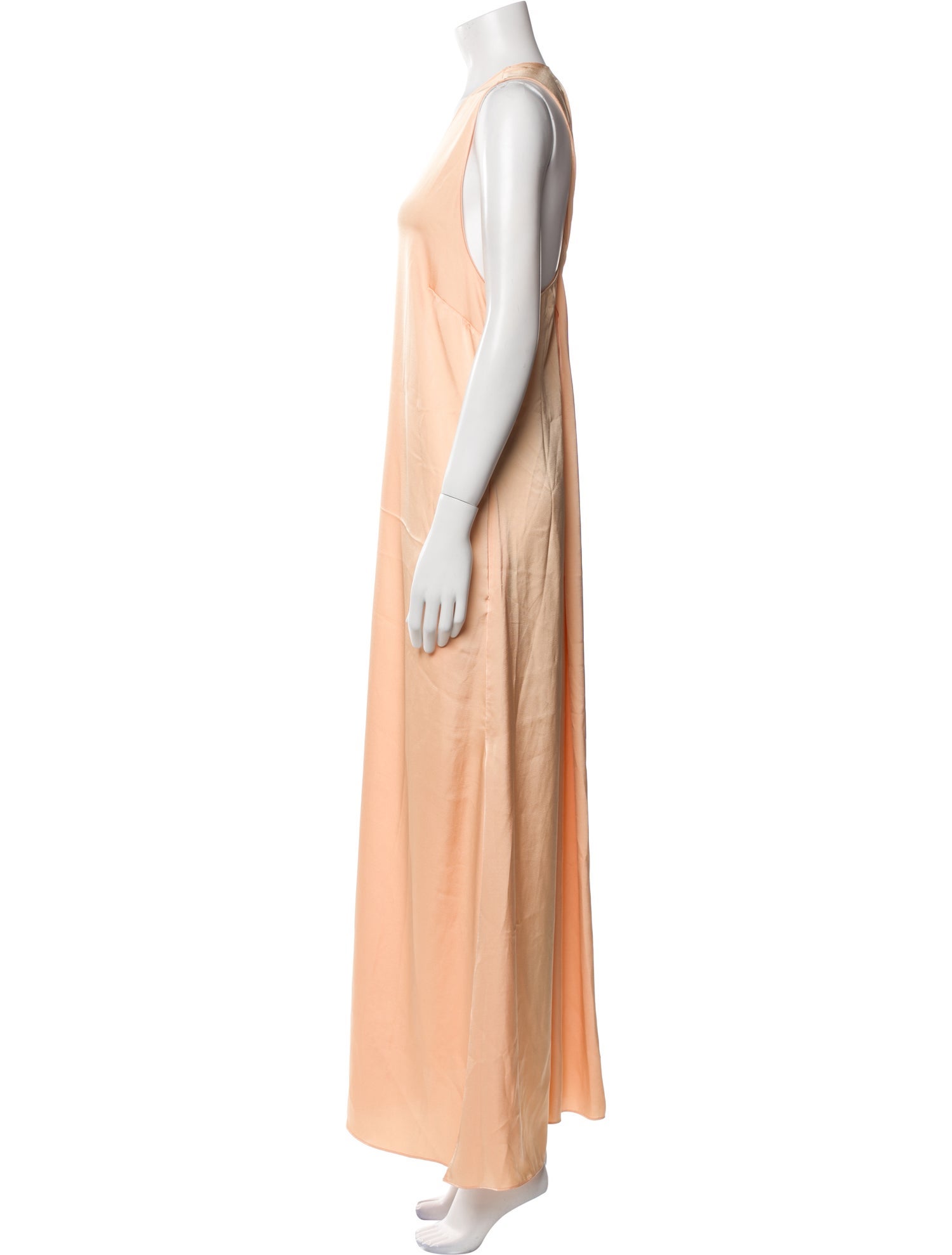 Rosetta Getty Scoop Neck Long Dress