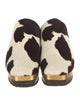 Rosetta Getty Ponyhair Animal Print Mules