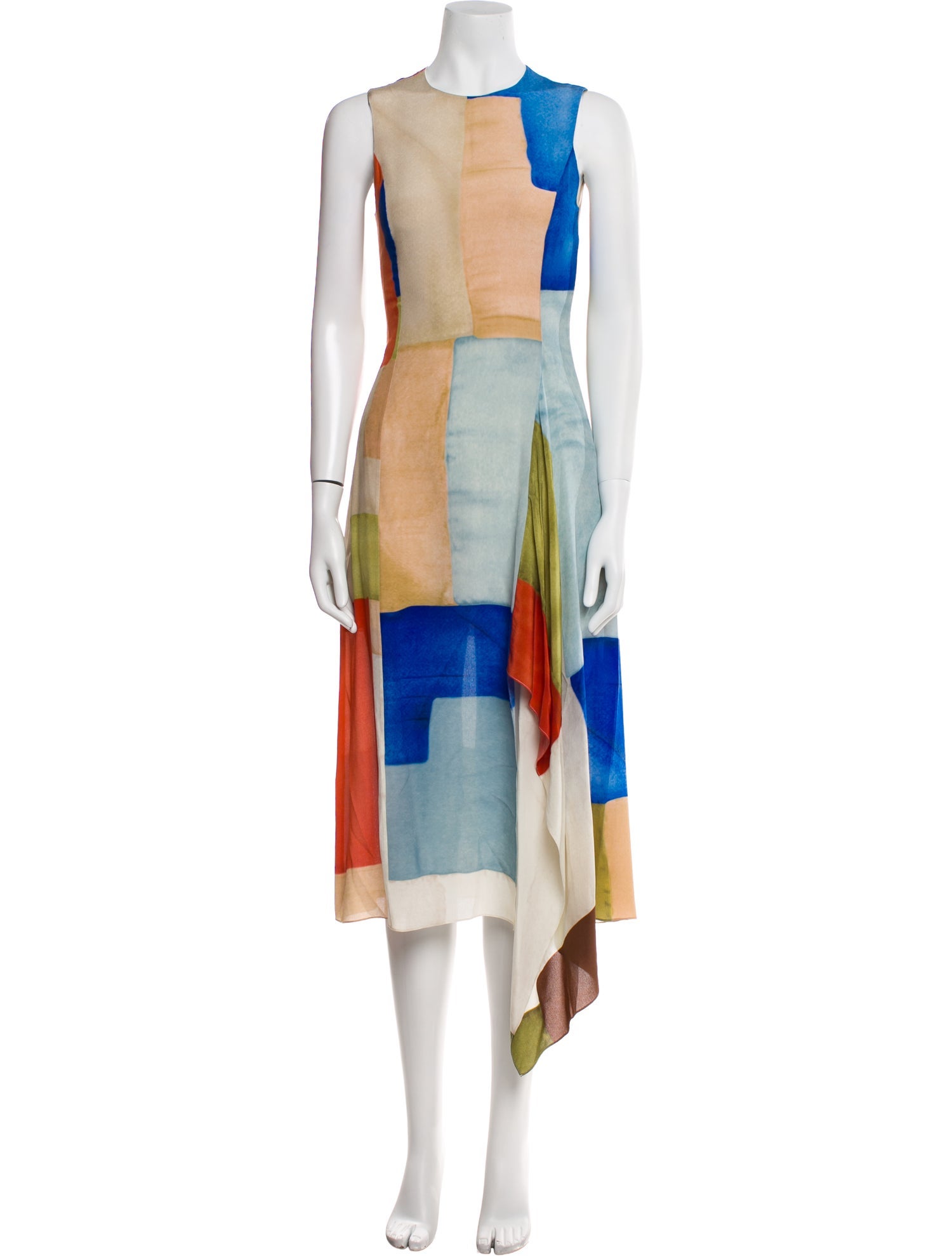 Rosetta Getty Silk Long Dress