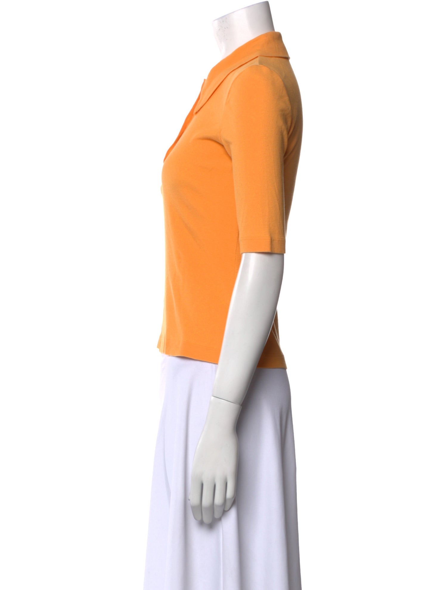 Rosetta Getty Three-Quarter Sleeve Polo