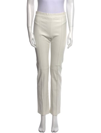 Rosetta Getty Leather Straight Leg Pants