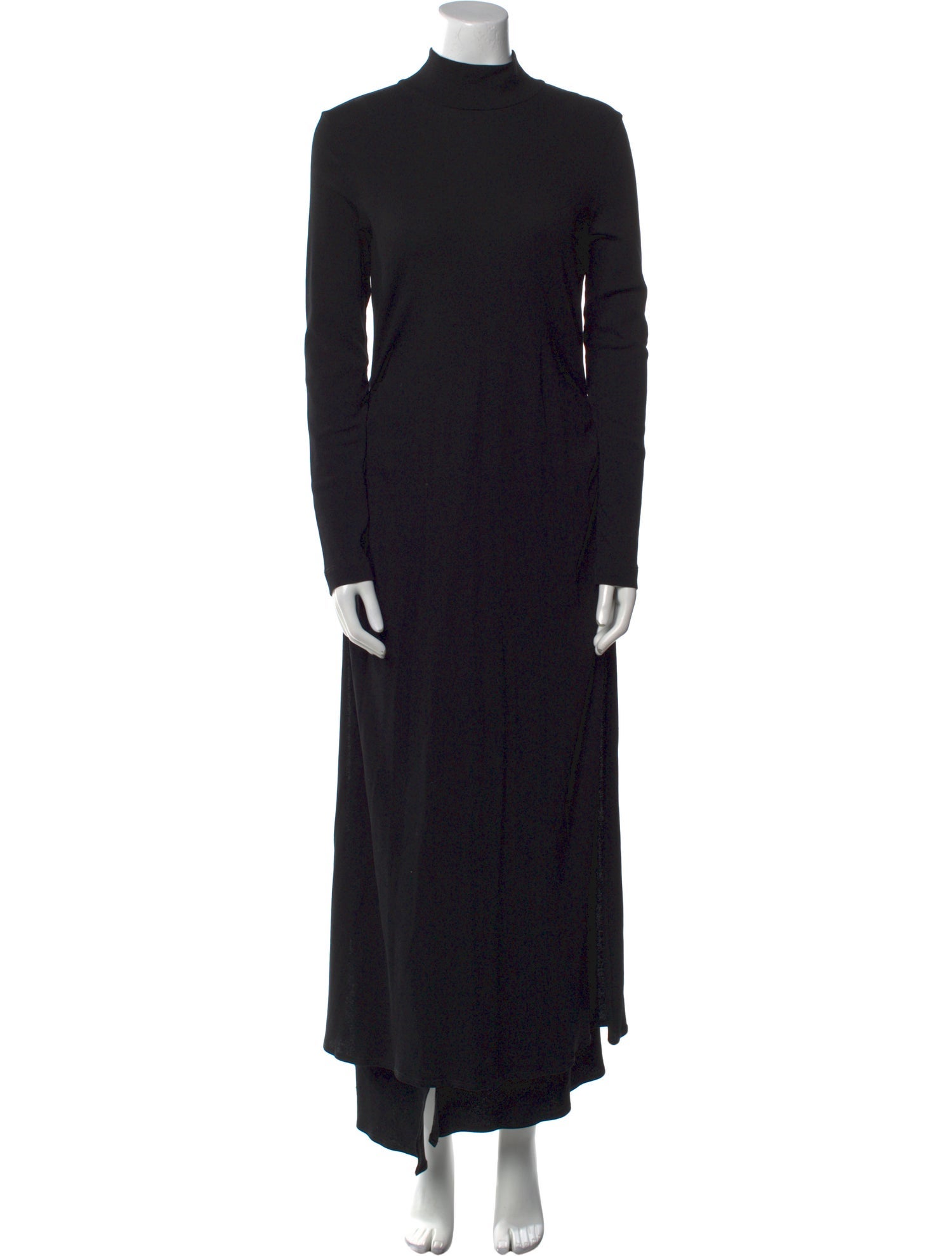 Rosetta Getty Turtleneck Long Dress