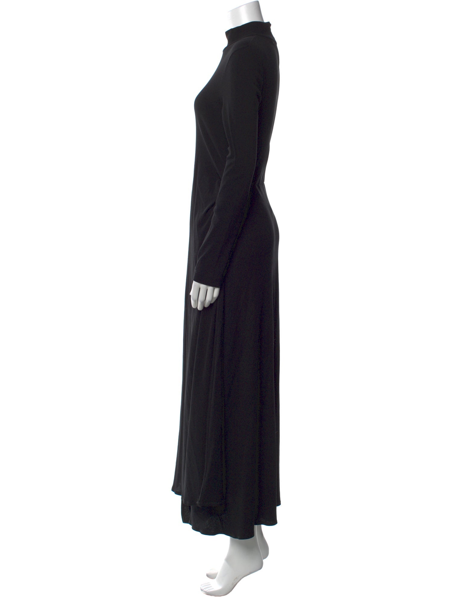 Rosetta Getty Turtleneck Long Dress
