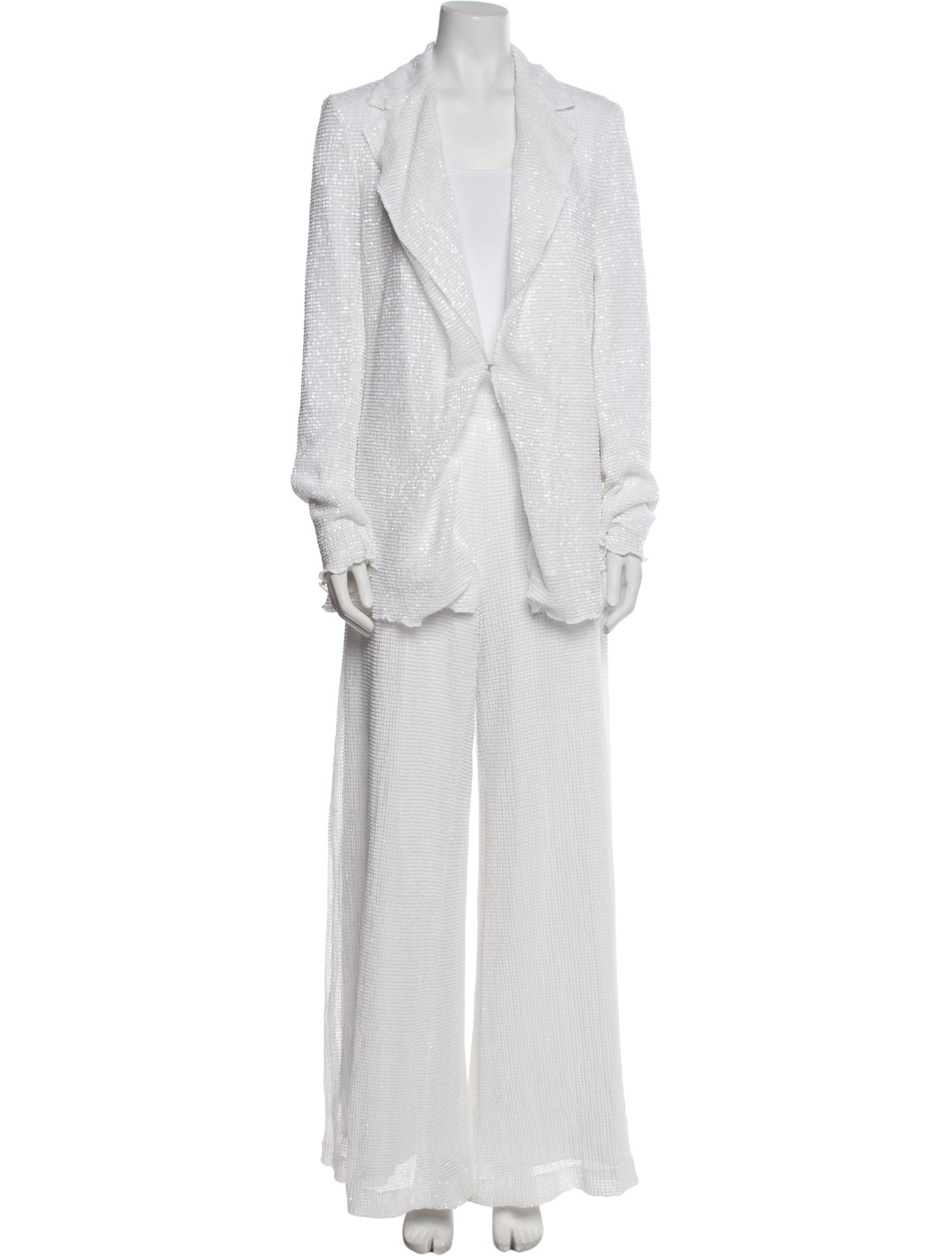 Rosetta Getty Sequin Embellishments Pantsuit