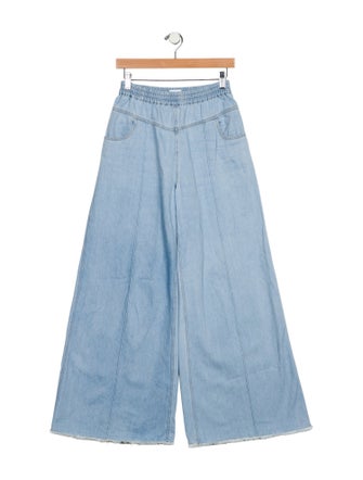 Rosetta Getty High-Rise Wide Leg Jeans