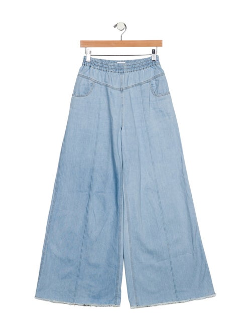 Rosetta Getty High-Rise Wide Leg Jeans