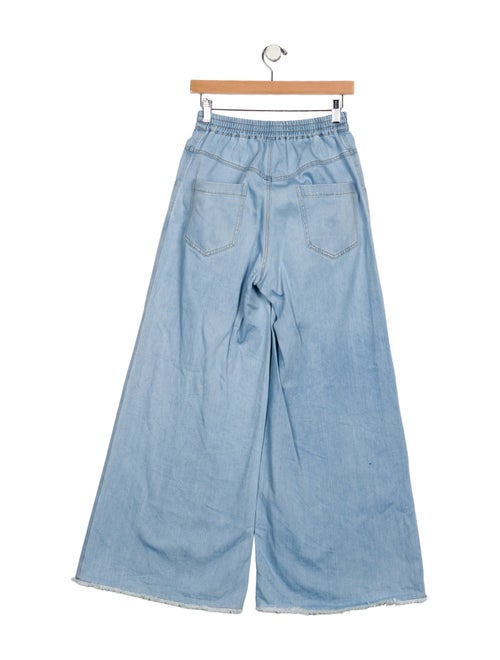 Rosetta Getty High-Rise Wide Leg Jeans