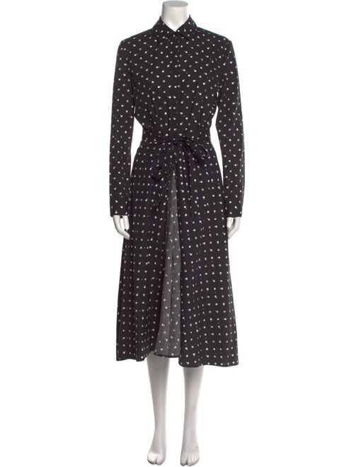 Rosetta Getty Polka Dot Print Long Dress