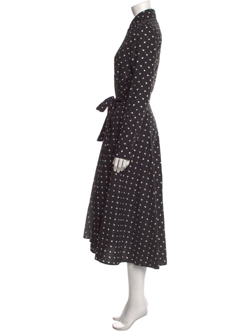 Rosetta Getty Polka Dot Print Long Dress