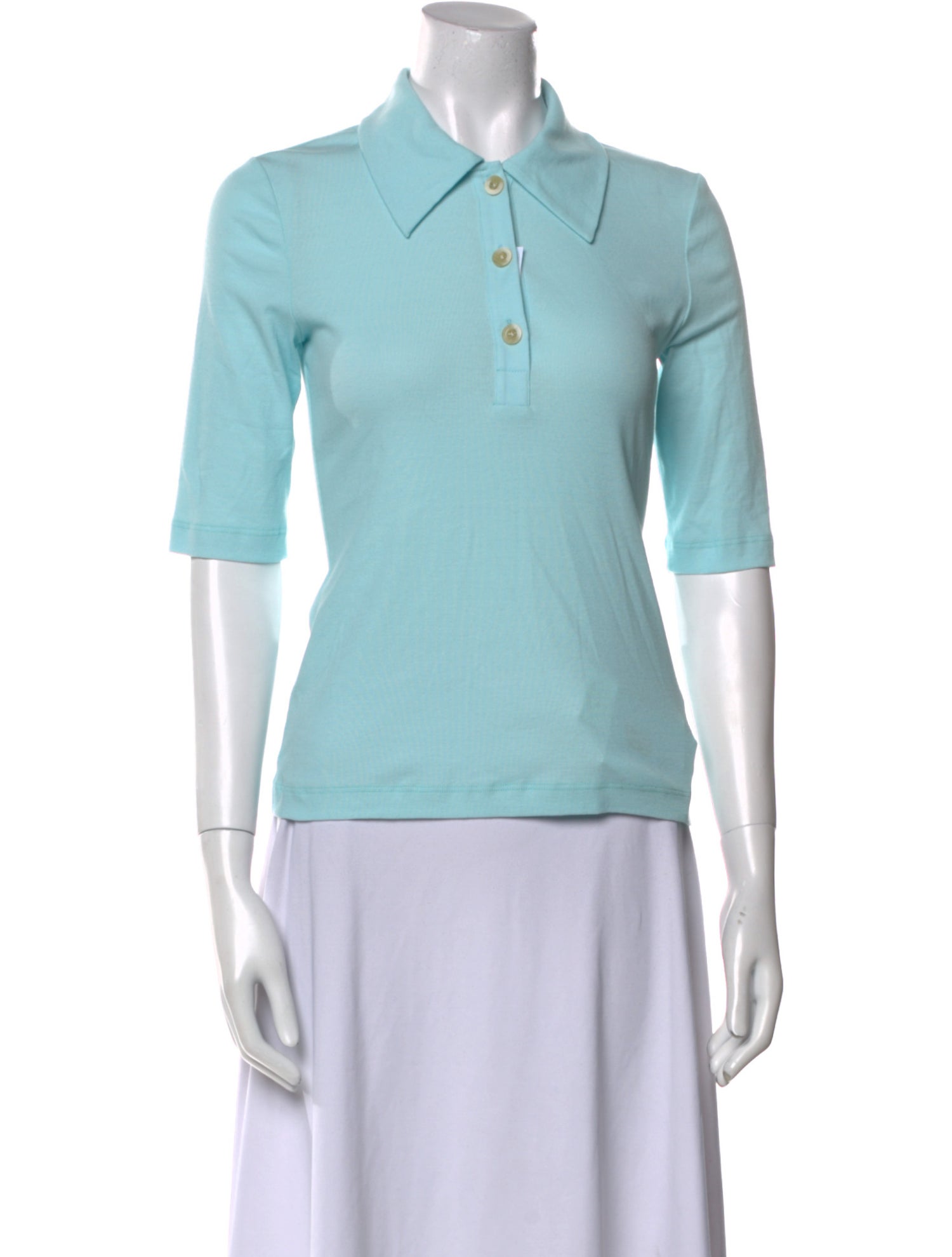 Rosetta Getty Three-Quarter Sleeve Polo w/ Tags