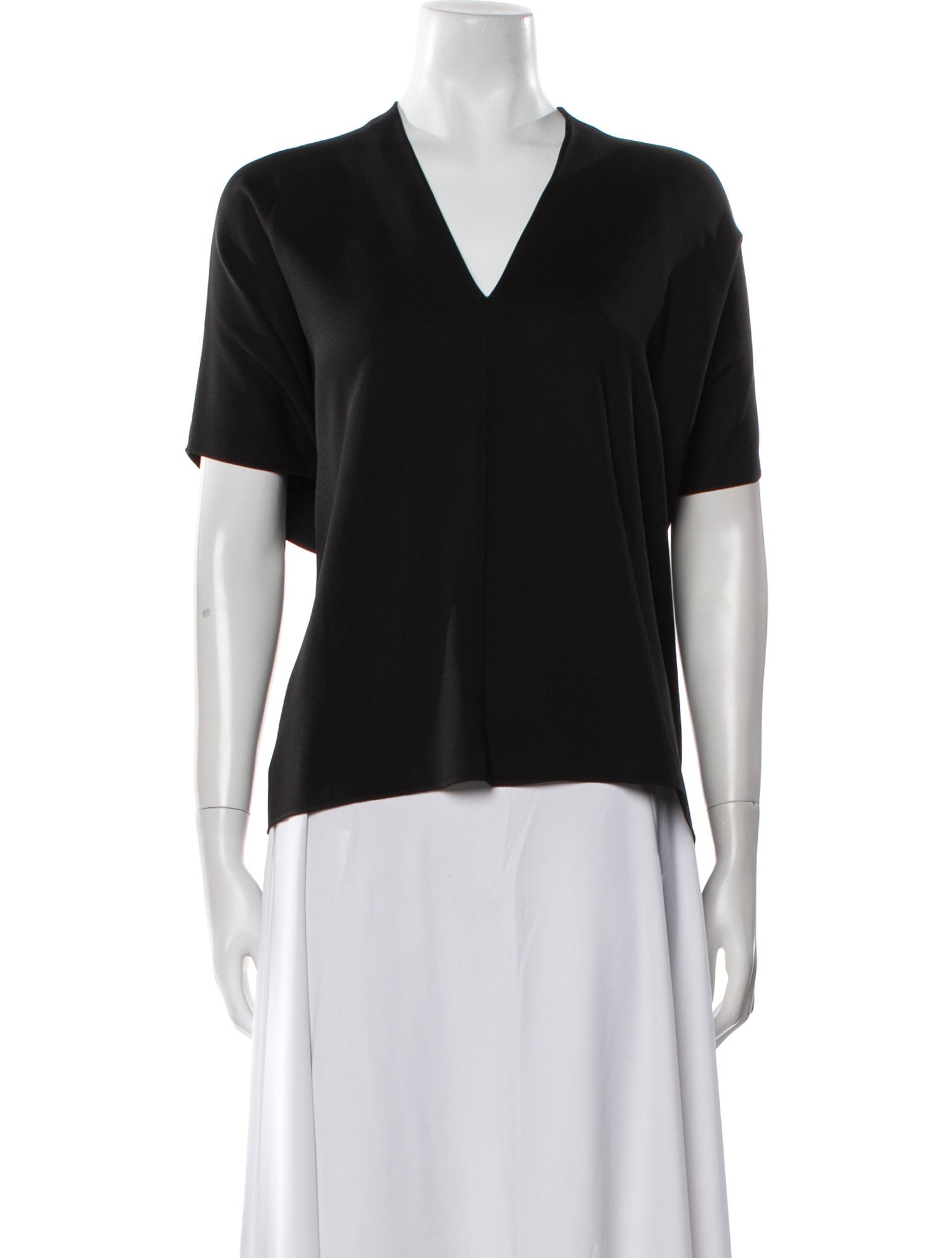 Rosetta Getty V-Neck Short Sleeve Polo