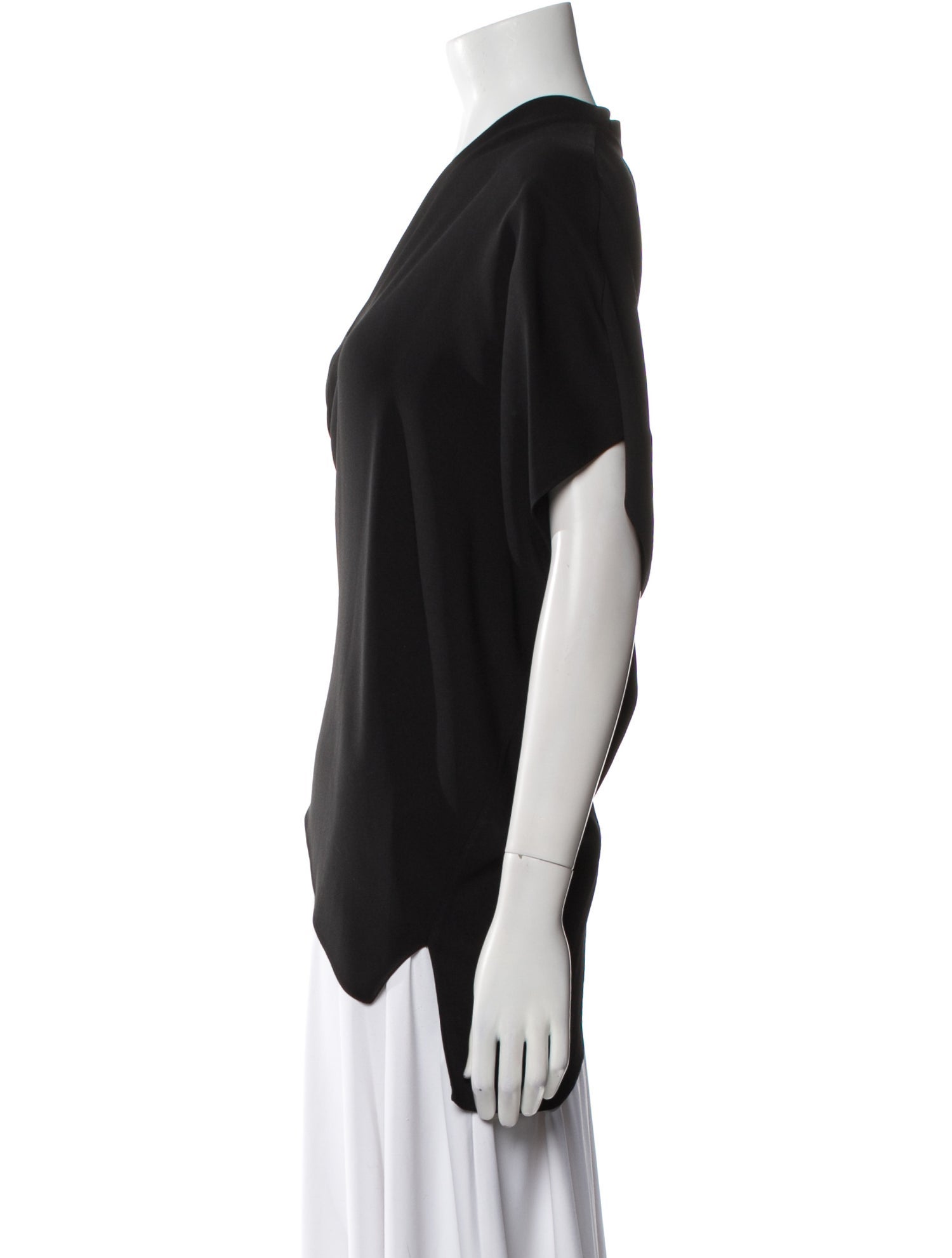 Rosetta Getty V-Neck Short Sleeve Polo