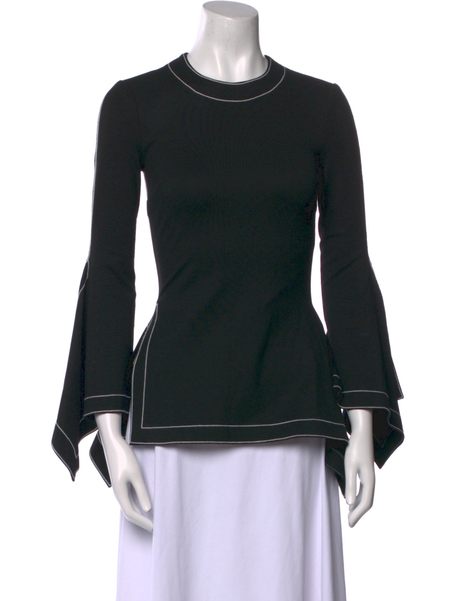Rosetta Getty Crew Neck Long Sleeve Sweatshirt