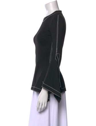 Rosetta Getty Crew Neck Long Sleeve Sweatshirt