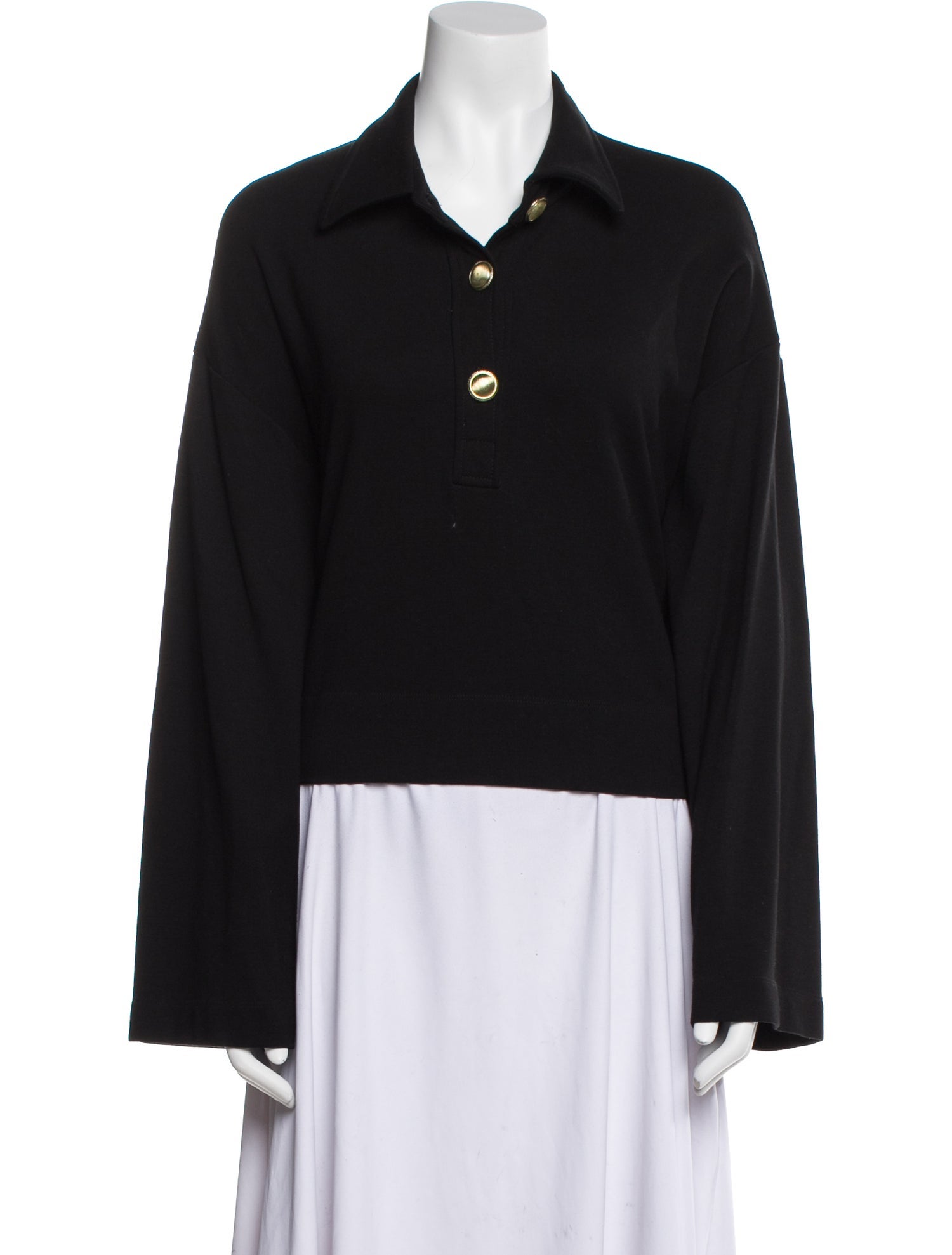 Rosetta Getty Long Sleeve Polo