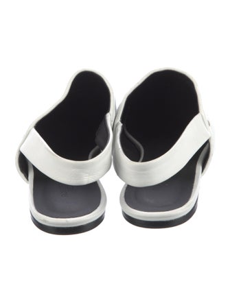 Rosetta Getty Leather Slingback Flats