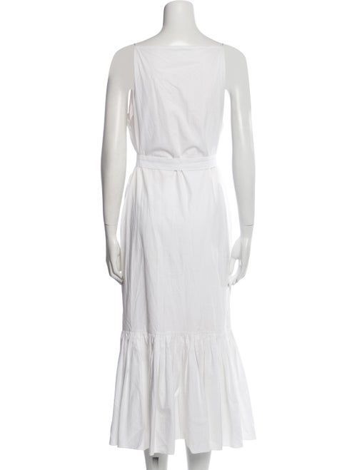 Rosetta Getty V-Neck Midi Length Dress