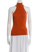 Rosetta Getty Turtleneck Sleeveless Top