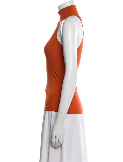 Rosetta Getty Turtleneck Sleeveless Top