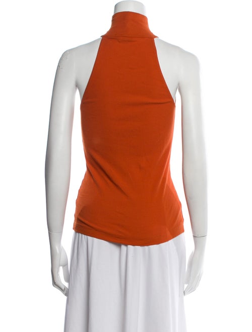 Rosetta Getty Turtleneck Sleeveless Top