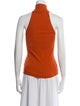 Rosetta Getty Turtleneck Sleeveless Top
