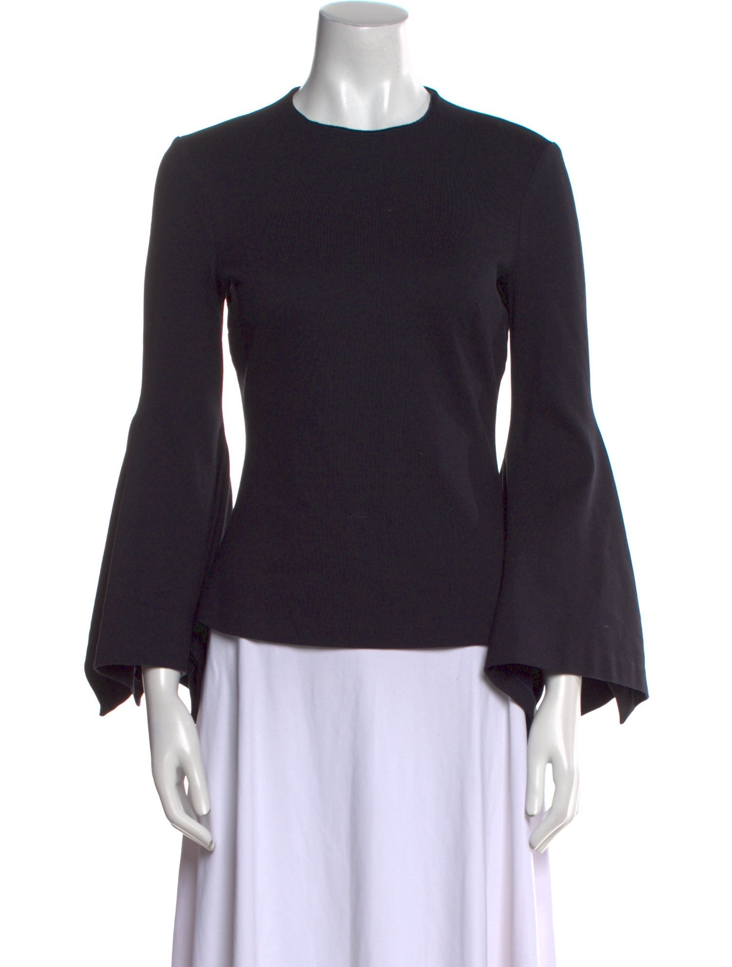 Rosetta Getty Crew Neck Long Sleeve Top