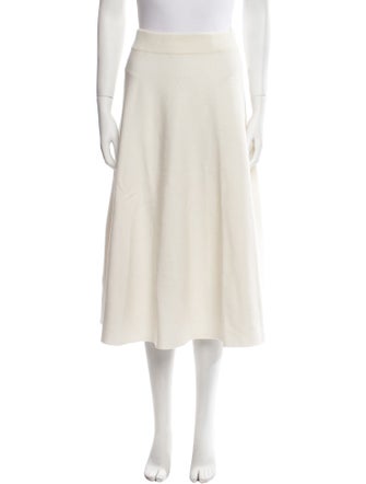 Rosetta Getty Wool Midi Length Skirt