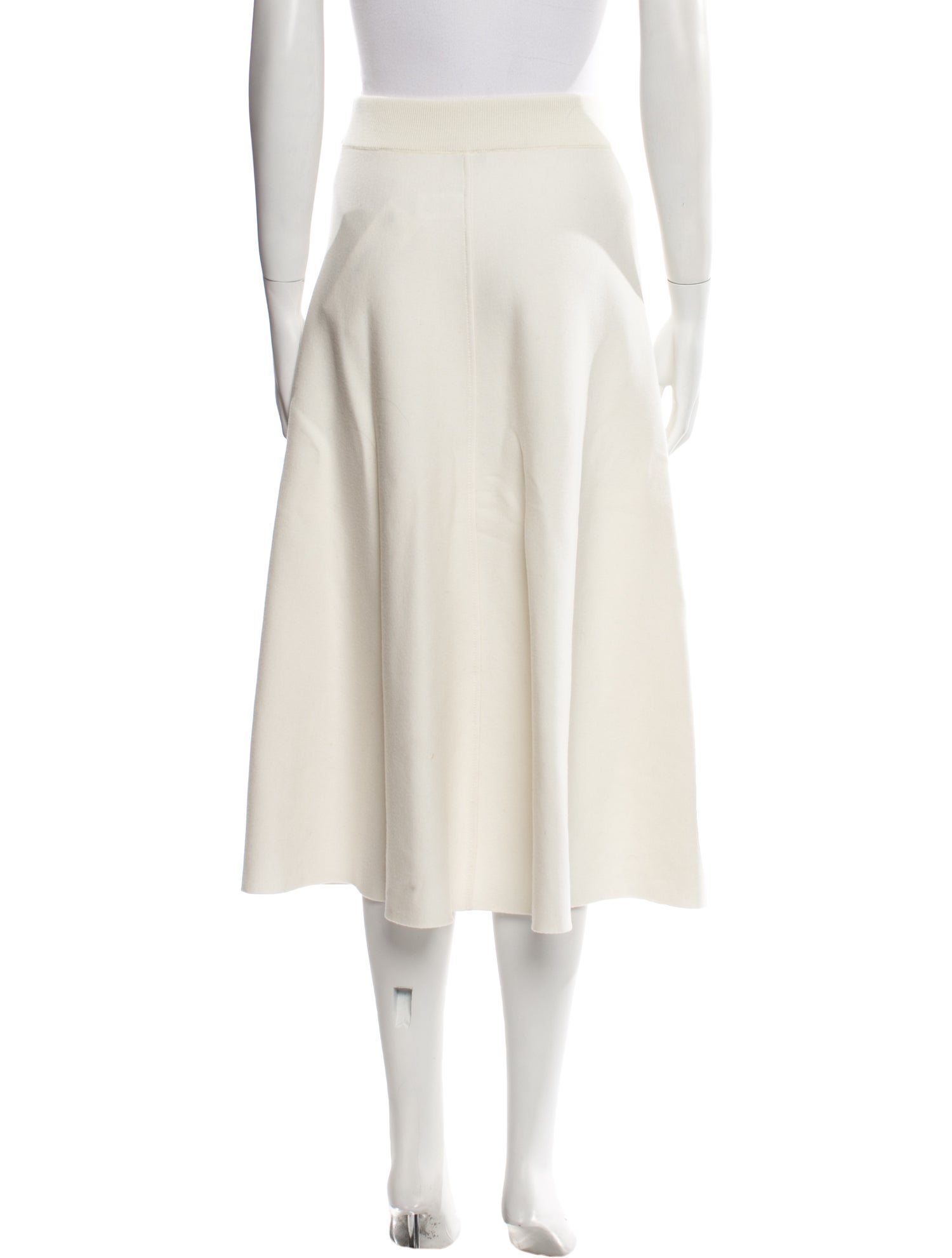 Rosetta Getty Wool Midi Length Skirt