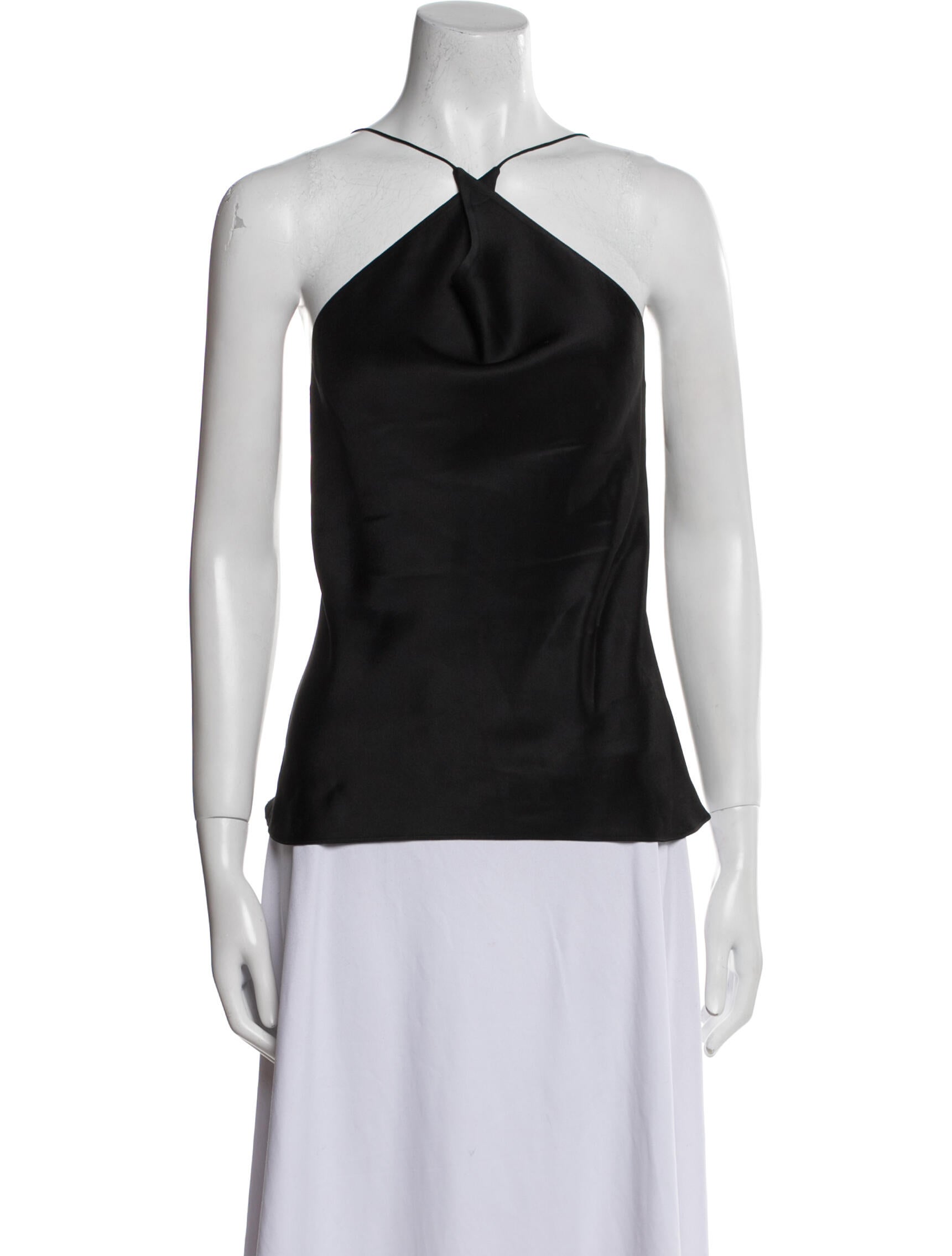 Rosetta Getty Halterneck Sleeveless Top