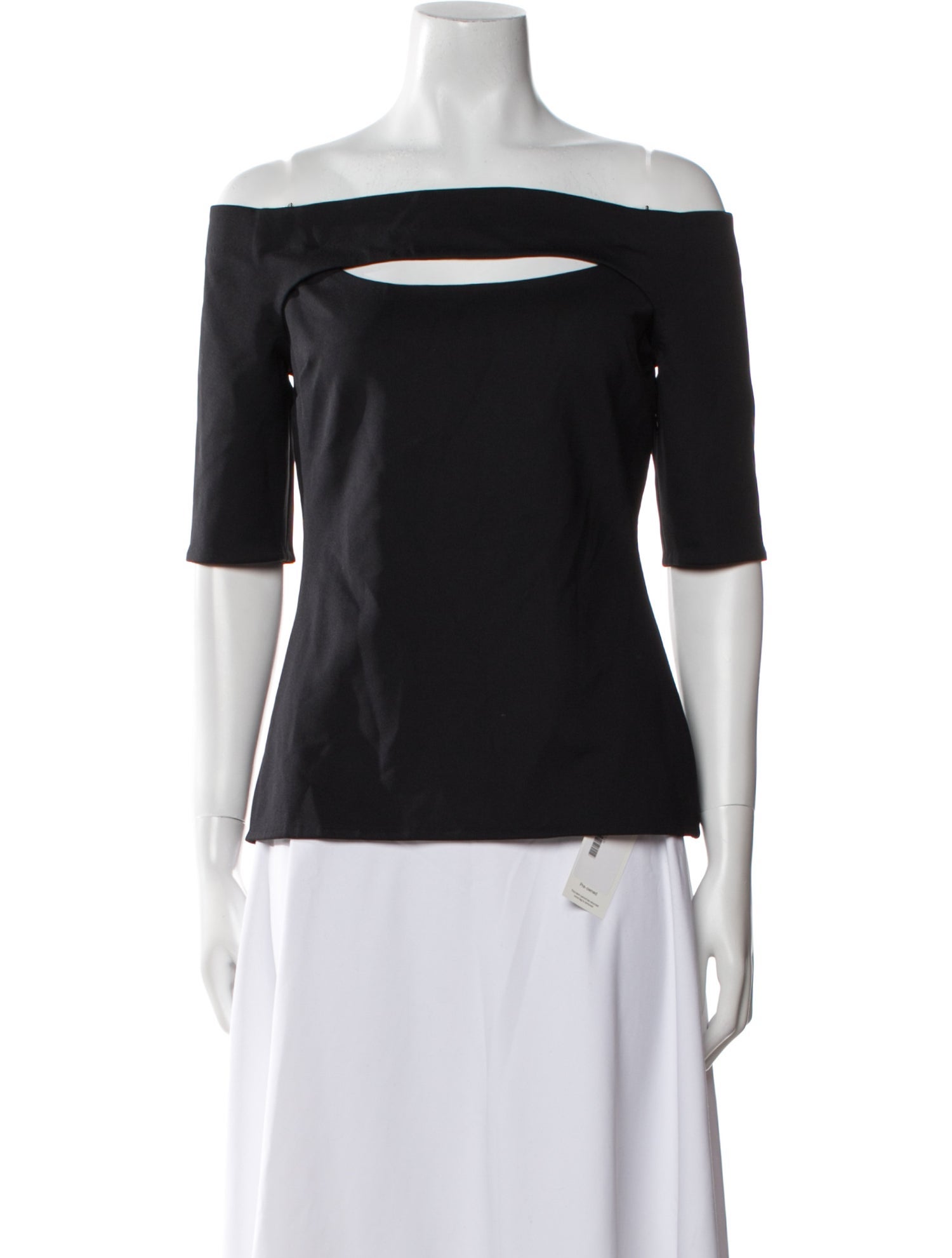 Rosetta Getty Nylon Off-The-Shoulder Top