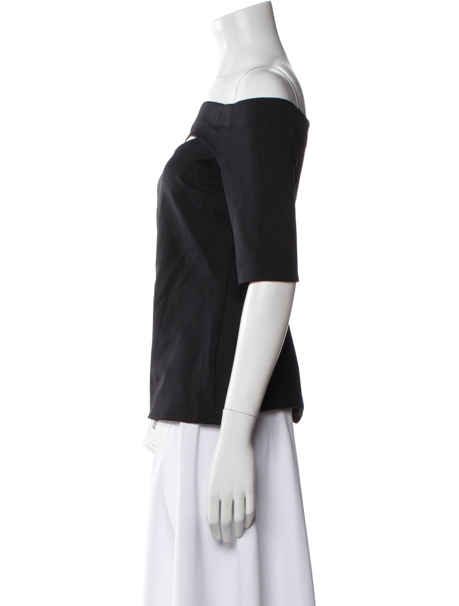 Rosetta Getty Nylon Off-The-Shoulder Top