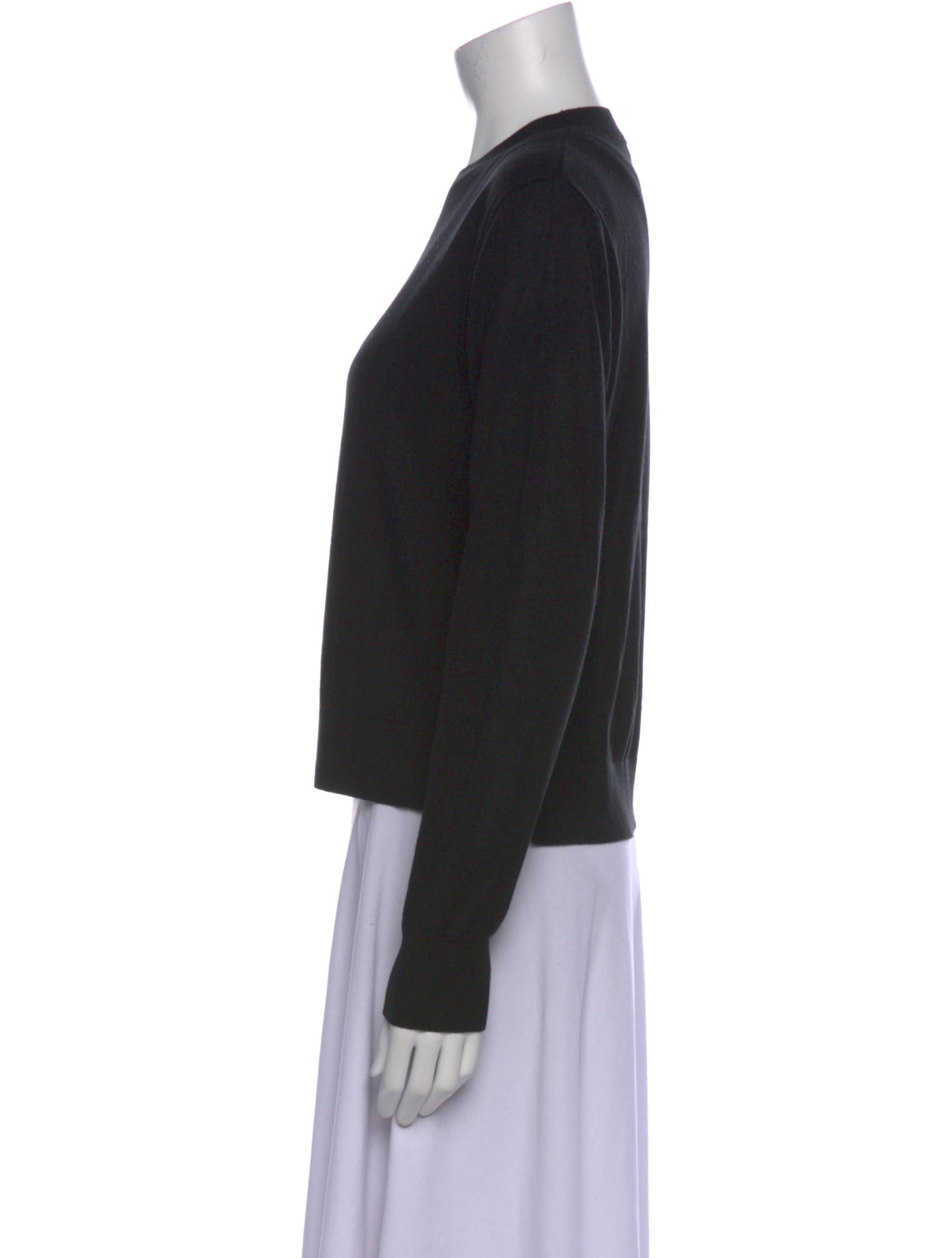 Rosetta Getty Silk Crew Neck Sweater