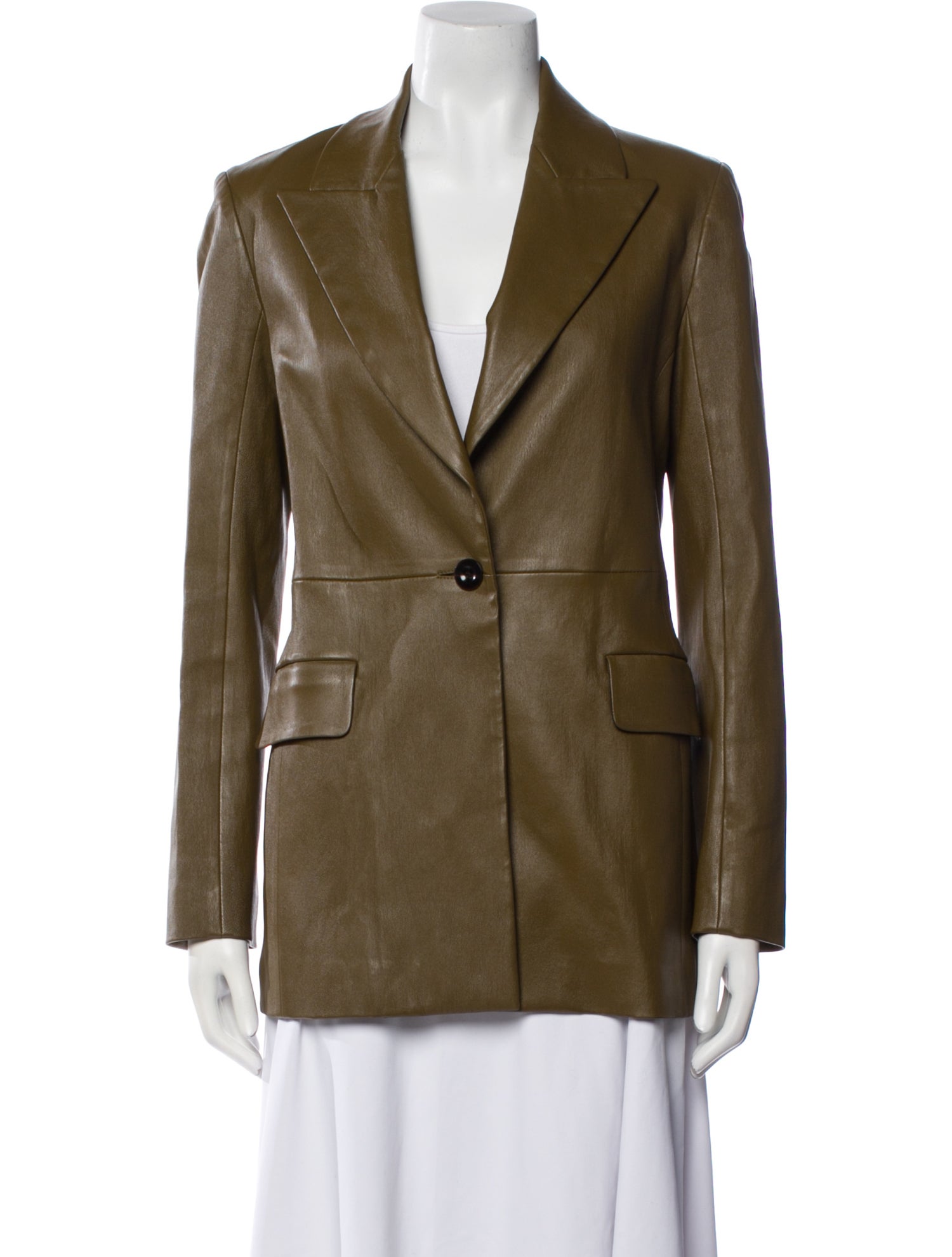 Rosetta Getty Lambskin Blazer