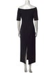 Rosetta Getty Off-The-Shoulder Midi Length Dress